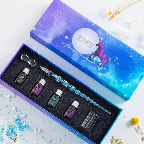 Caneta Tinteiro Magical Glass - Tendenza Acessórios Femininos