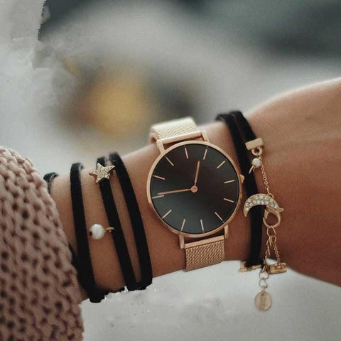 Relógio Elegante Quartzo - Tendenza Acessórios Femininos