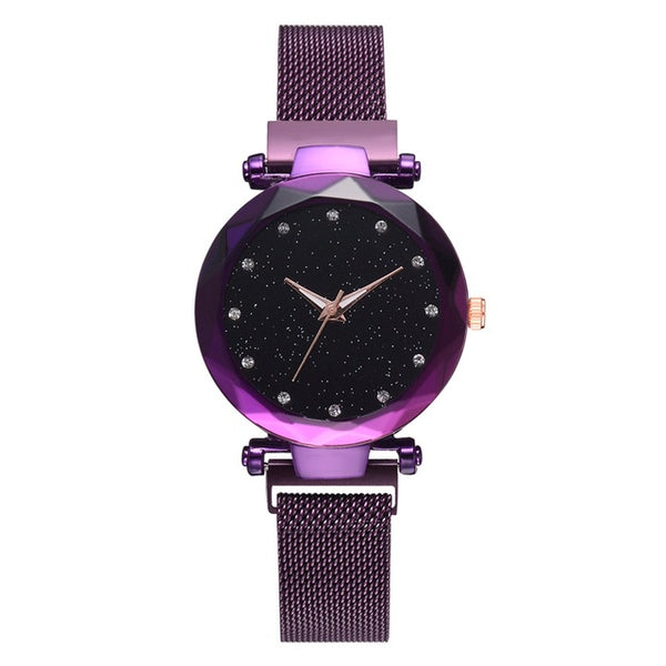 Relógio Magnético Feminino - Starry Sky Hardlex - Tendenza Acessórios Femininos