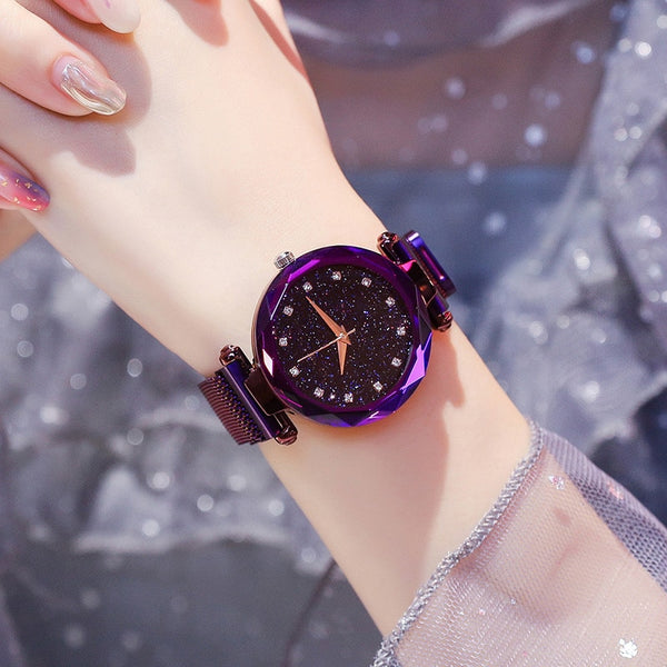 Relógio Magnético Feminino - Starry Sky Hardlex - Tendenza Acessórios Femininos